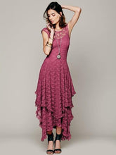 Load image into Gallery viewer, 2019 Summer Autumn Lace Up Fashion Sexy Long Dress Women High Quality Asymmetrical Backless Lady Beach Wear - My Active Store 