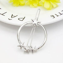 Load image into Gallery viewer, Fashion Woman Hair Accessories Triangle Hair Clip Pin Metal Geometric Alloy Moon Circle Hairgrip Barrette Girls Holder - My Active Store 