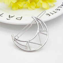 Load image into Gallery viewer, Fashion Woman Hair Accessories Triangle Hair Clip Pin Metal Geometric Alloy Moon Circle Hairgrip Barrette Girls Holder - My Active Store 