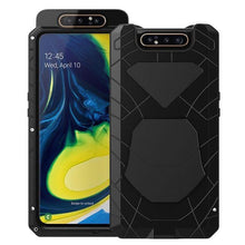 Load image into Gallery viewer, For Samsung Galaxy A80 Phone Case Hard Aluminum Metal Tempered Glass Screen Gift Protector Cover Heavy Duty Protection Cover - My Active Store 