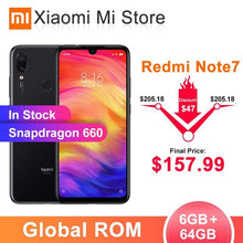 Load image into Gallery viewer, In Stock Global ROM Xiaomi Redmi Note 7 6GB RAM 64GB ROM Smartphone Snapdragon 660 6.3" Screen 48MP Rear Camera 4000mAh Battery - My Active Store 