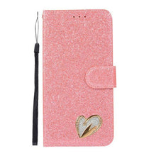 Load image into Gallery viewer, Love Jewell Case For Samsug Galaxy A7 A6 A8 J6 Plus 2018 Glitter Bling Leather Flip Case For Samsung J3 J5 J7 A3 A5 2017 Cover - My Active Store 