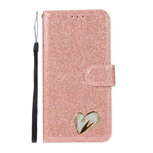 Load image into Gallery viewer, Love Jewell Case For Samsug Galaxy A7 A6 A8 J6 Plus 2018 Glitter Bling Leather Flip Case For Samsung J3 J5 J7 A3 A5 2017 Cover - My Active Store 