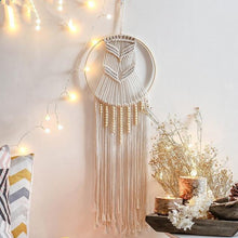 Load image into Gallery viewer, Nordic Star Moon Macrame Dream Catcher Christmas Room Decoration Boho Room Decor  Girls Kids Room Nursery Gifts - My Active Store 