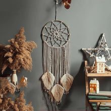 Load image into Gallery viewer, Nordic Star Moon Macrame Dream Catcher Christmas Room Decoration Boho Room Decor  Girls Kids Room Nursery Gifts - My Active Store 