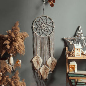 Nordic Star Moon Macrame Dream Catcher Christmas Room Decoration Boho Room Decor  Girls Kids Room Nursery Gifts - My Active Store 