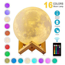 Load image into Gallery viewer, ZK20 Dropshipping USB Rechargeable 3D Print Moon Lamp Night Light Creative Home Decor Globe Bedroom Lover Children Gift - My Active Store 