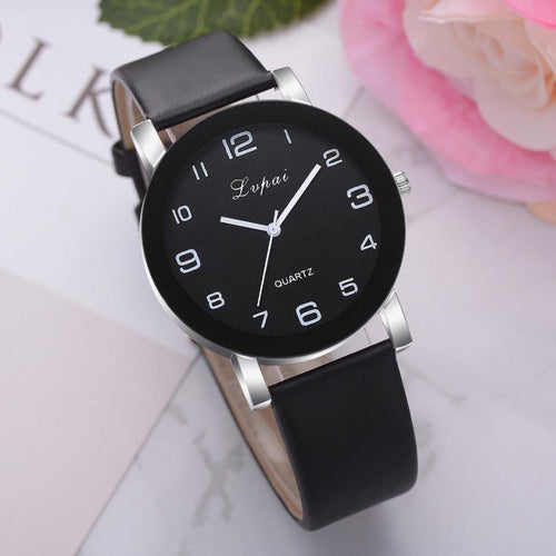 2018 New Famous Brand Women Simple Fashion Leather Band Analog Quartz Round Wrist Watch Watches relogio feminino clock #D - My Active Store 