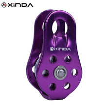Load image into Gallery viewer, XINDA Rock Climbing Pulley Fixed Sideplate Single Sheave Pulley Outdoor Survival Tool High Altitud Traverse Hauling Gear - My Active Store 