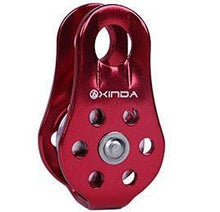 Load image into Gallery viewer, XINDA Rock Climbing Pulley Fixed Sideplate Single Sheave Pulley Outdoor Survival Tool High Altitud Traverse Hauling Gear - My Active Store 