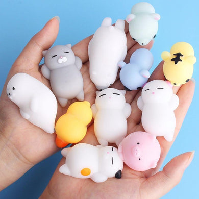 Mini Change Color Squishy Cute Cat Antistress Ball Squeeze Mochi Rising Abreact Soft Sticky Stress Relief Funny Gift Toy - My Active Store 