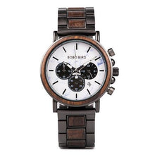 Load image into Gallery viewer, relogio masculino BOBO BIRD Watch Men Luxury Stylish Wood Watches Timepieces Chronograph Military Quartz Men's Gift - My Active Store 
