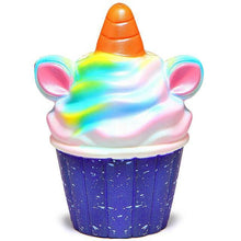 Load image into Gallery viewer, New Galaxy Ice Cream Cat Kitty Squishy Slow Rising Cute Jumbo Strap Soft Squeeze Scented Bread Cake Toy Gift Kid Fun 11*11*7CM - My Active Store 