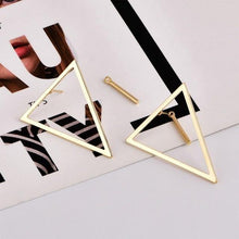 Load image into Gallery viewer, New Fashion Gold Star Moon Shape Earrings Simple Ear Ring Ethnic Jewelry Gift Crystal Round Geometric Earrings for Women Bijoux - My Active Store 