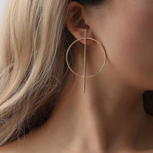 Load image into Gallery viewer, New Fashion Gold Star Moon Shape Earrings Simple Ear Ring Ethnic Jewelry Gift Crystal Round Geometric Earrings for Women Bijoux - My Active Store 
