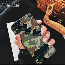 Load image into Gallery viewer, Yinuoda Camouflage Pattern Camo military Army Black Soft Shell Phone Cover for Apple iPhone 8 7 6 6S Plus X XS MAX 5 5S SE XR - My Active Store 