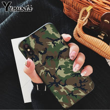 Load image into Gallery viewer, Yinuoda Camouflage Pattern Camo military Army Black Soft Shell Phone Cover for Apple iPhone 8 7 6 6S Plus X XS MAX 5 5S SE XR - My Active Store 