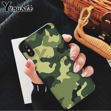 Load image into Gallery viewer, Yinuoda Camouflage Pattern Camo military Army Black Soft Shell Phone Cover for Apple iPhone 8 7 6 6S Plus X XS MAX 5 5S SE XR - My Active Store 