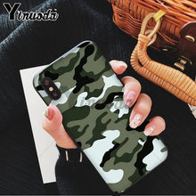 Load image into Gallery viewer, Yinuoda Camouflage Pattern Camo military Army Black Soft Shell Phone Cover for Apple iPhone 8 7 6 6S Plus X XS MAX 5 5S SE XR - My Active Store 