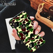 Load image into Gallery viewer, Yinuoda Camouflage Pattern Camo military Army Black Soft Shell Phone Cover for Apple iPhone 8 7 6 6S Plus X XS MAX 5 5S SE XR - My Active Store 