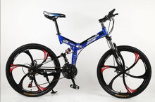Load image into Gallery viewer, KUBEEN mountain bike 26-inch steel 21-speed bicycles dual disc brakes variable speed road bikes racing bicycle BMX Bike - My Active Store 