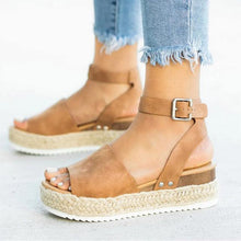 Load image into Gallery viewer, Women Sandals Plus Size Wedges Shoes For Women High Heels Sandals Summer Shoes 2019 Flip Flop Chaussures Femme Platform Sandals - My Active Store 