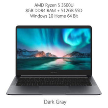 Load image into Gallery viewer, 2019 Huawei Honor MagicBook Notebook 14 inch Windows 10 AMD Ryzen 5 3500U 8GB 256GB/512GB SSD Radeon Vega 8 Fingerprint Laptop - My Active Store 