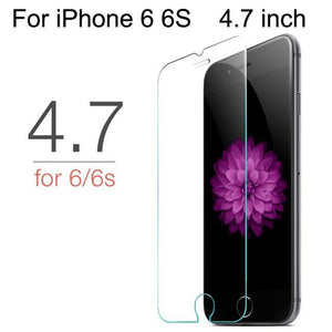 10Pcs Tempered Glass For iPhone X XS MAX XR 4 4s 5 5s SE 5c Screen Protective Film For iPhone 6 6s 7 8 Plus X 11 Glass Protector - My Active Store 