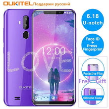 Load image into Gallery viewer, OUKITEL C12 6.18" Android 8.1 Mobile Phone MT6580 Quad Core 2G RAM 16G ROM Fingerprint 3G 3300mAh Smartphone Face ID - My Active Store 